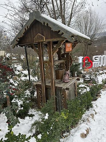 Digər bağ, çöl mebeli: Taxta bağ evi / köşk - Material: tamamilə ağac konstruksiya, xaricdə — 8