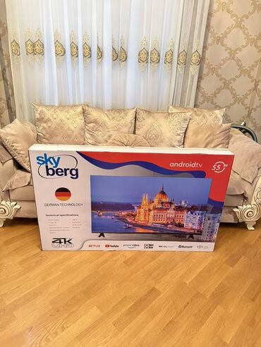 smart tv qiymeti: Yeni Televizor Samsung Led 55" 4K (3840x2160)
