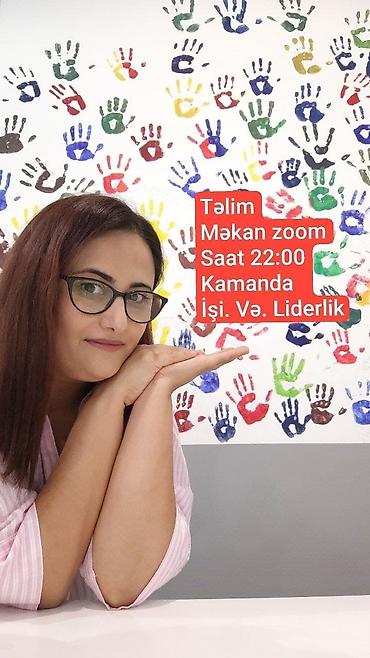 Təlim, kurslar: Onlayn təlim: Komanda işi və liderlik - Platforma: Zoom - Saat: 22:00 — 1