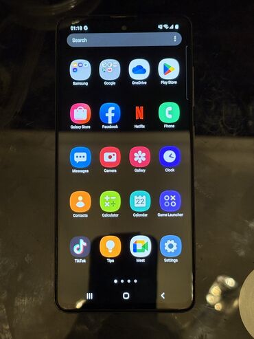 Samsung Galaxy A51, 64 GB, rəng - Ağ, Sensor, Barmaq izi, Simsiz şarj