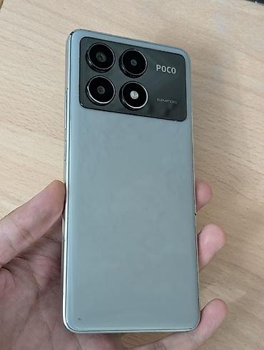 Poco X6 Pro 5G, Б/у, 256 ГБ, цвет - Серебристый, 2 SIM