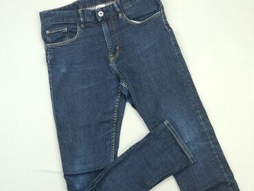 jeansy mom slim stradivarius: Spodnie jeansowe, DenimCo, 13 lat, 152/158, stan - Dobry