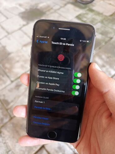 redmi 9 s: IPhone 8, 64 GB, Qara, Barmaq izi