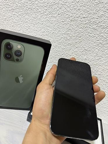 dvd usb: IPhone 13 Pro, Б/у, 128 ГБ, Alpine Green, Коробка, 77 % — 3