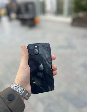 телефон айфон: IPhone 14, 128 ГБ, Black Titanium, Беспроводная зарядка, Face ID, С документами