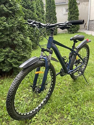 Горный велосипед Jufeng (модель F300, надпись на раме), с колесами
