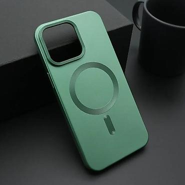 karl lagerfild: Futrola ELEGANT MAGSAFE za iPhone 15 Pro Max (6.7) zelena. Uz brzu — 1
