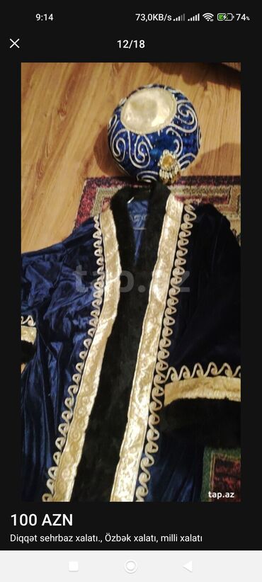 Milli geyimlər: Təcili Özbəkistan geyimi burdan alınmayıb. Hədiyyə veribləir — 1