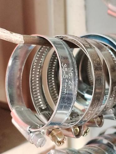Хомуты червячные металлические - Материал: оцинкованная сталь. - Тип