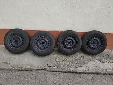 диски и шина: Комплект из 4 колес в сборе: стальные диски + летние шины Kumho — 1