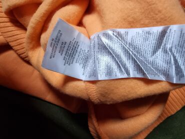 Толстовки, худи: Худи персикового цвета с капюшоном и карманом-кенгуру. Мягкий трикотаж — 8