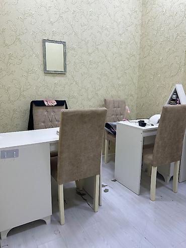 islənmis stullar: Mebel dəsti – manikür/iş masası - Rəng: ağ - Masa quruluşu: düz iş — 3