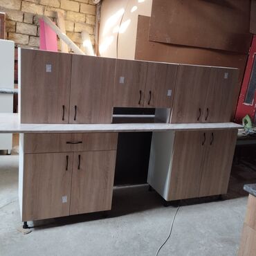 Masalar: Mətbəx mebeli satılır 270₼. Yenidir. Ölçü 2.25. Ünvan