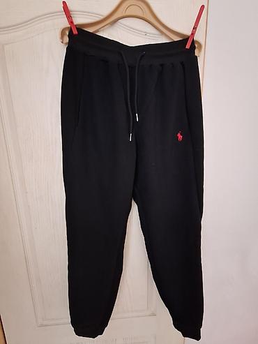 Gornji i donji deo: Polo Ralph Lauren trenerka.Nova sa etiketama.Crne boje,sa crvenim — 3