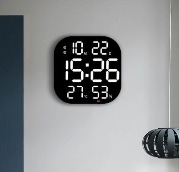 Другая бытовая техника: Электронные настенные часы Montana XL Настенные электронные часы - — 5