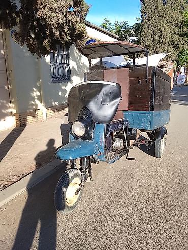 50 kubika motor: Yükdaşıma üçün üçtəkərli motoskuter (kargo skuter) - Gövdə: qabaqda — 4