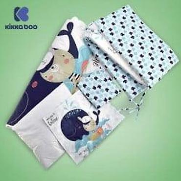 10 cm: KIKKA BOO Happy Sailor – komplet posteljine sa ogradicom, 6 delova — 2