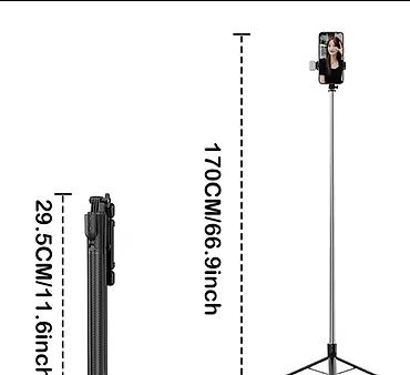 160gb hard disk: 170 sm-ə qədər uzanan universal telefon tripod/selfi çubuğu Yenidir — 1