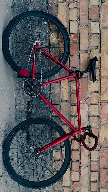 space runner: Фикс-байк (single speed) с трековой посадкой и минималистичной — 2