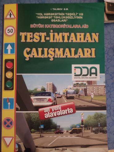 Digər kitablar və jurnallar: Sürücülük test kitabçası. Təzədir demək olar istifadə edilməyib içində