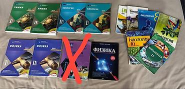 Bütün kitablar satışdadır, biologiya kitabları bir yerdə 15 manat