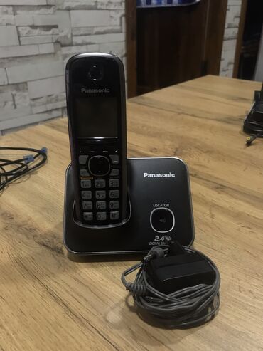 ofis telefonu: Стационарный телефон Panasonic, Беспроводной, Б/у, Самовывоз