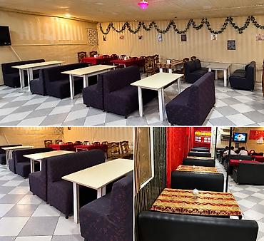 xalqlar restoranlar: Kafe ucun 3 dest divan Ölcu 1.20 sm Qiymet 150 azn (1) Unvan Baki — 1