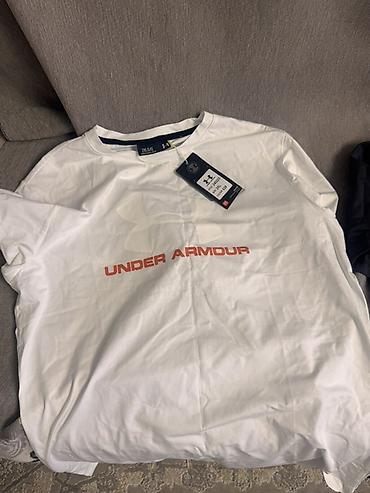 under: Мужская футболка, 2XL, Under Armour, Новый, цвет - Белый — 1