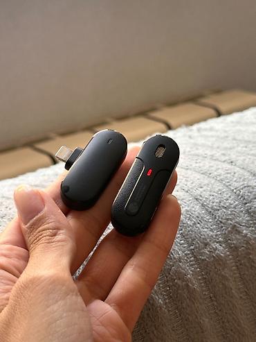 mikrofon wireless: İkili simsiz mikrofon dəsti (şarj qutusu ilə) - 2 ədəd klipsli — 5