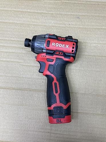Аккумуляторный ударный шуруповёрт/винтовёрт RODEX RDX3340. Компактный at lalafo.kg Аккумуляторный ударный шуруповёрт/винтовёрт RODEX RDX3340. Компактный