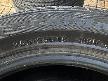 Шины: Комплект из 4 автомобильных шин. Характеристики: - Размер: 255/55 R18 — 4