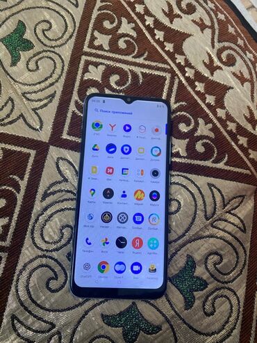 оперативная память golden memory: Realme C21Y, Б/у, 64 ГБ, цвет - Синий, 2 SIM