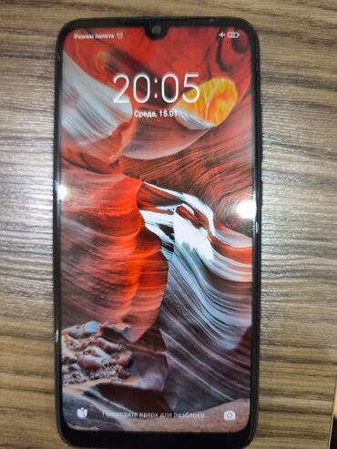 redmi 7 irşad: Xiaomi Redmi Note 7, 64 ГБ, цвет - Синий, 
 Отпечаток пальца, Две SIM карты