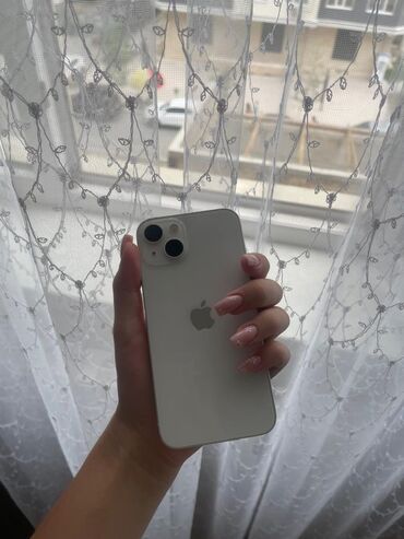 самый дорогой телефон: IPhone 13, Колдонулган, 128 ГБ, Ак, 78 %