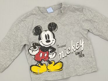 białe bluzki dla dziewczynki: Sweatshirt, Disney, 0-3 months, condition - Good