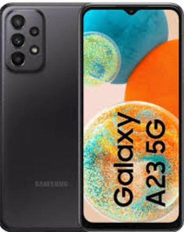 samsung galaxy note 2: Samsung Galaxy A23 5G, 128 ГБ, цвет - Серый, Отпечаток пальца, Две SIM карты
