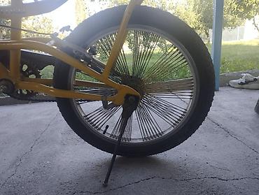 велосипед детский б: Детский/подростковый велосипед BMX, желтый. Особенности: - Стальная — 4