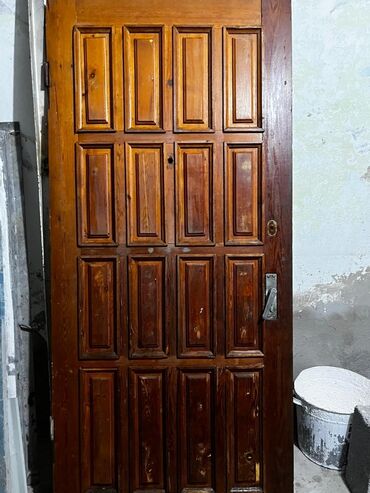 дверь деревянные: Входная дверь, Б/у, 208 * 97, Самовывоз