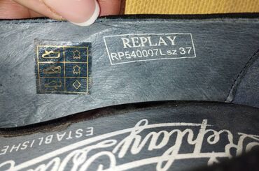 Ostale cipele: Replay kožne crne cipele 37 Efektne i lepe Replay salonke od prirodne — 9