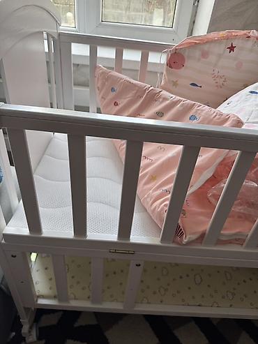 baby brezza: Детская кровать трансформер, Новый, Кровать-стол, цвет - Белый — 5