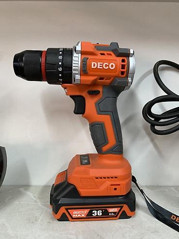 Электроинструменты: Аккумуляторная дрель-шуруповерт DECO DCB36 - Платформа: 36 V Lithium — 1