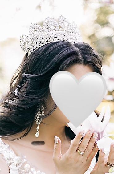 gelin gulleri: Swarovski qaşlarla gəlin tacı, baha alinib Ukraynada. klassik kraliça — 1