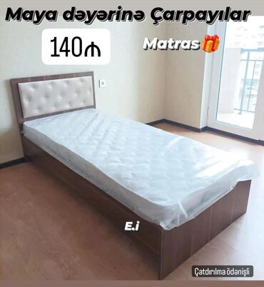 tek neferlik krafat: Təknəfərlik çarpayı, Bazasız, Matras ilə