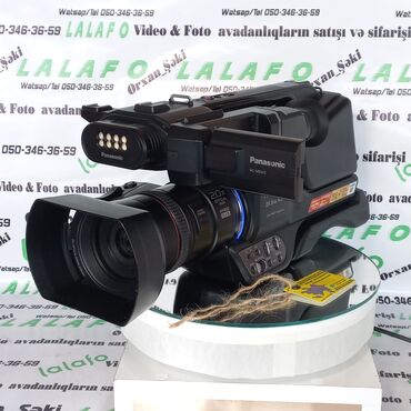 Видеокамеры: Panasonic H3 FULLHD. Kamera xaricdən gələn maldı. 2 SD karta çəkir