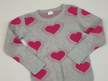 sweterki szare: Sweterek, F&F, 9 lat, 128-134 cm, stan - Dobry