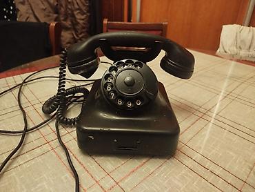 Fiksni telefoni: Stari retro fiksni Simens bakelitni telefon vintageRadi. Malo se — 16