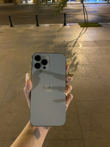 Apple iPhone: IPhone 12 Pro Max, 256 GB, Rose Gold, Zəmanət, Face ID