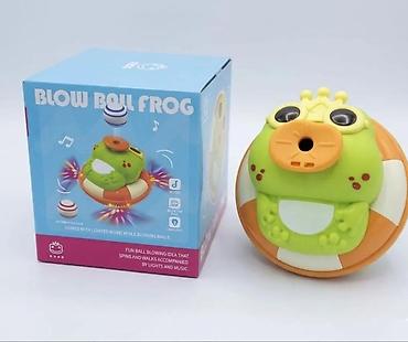 pop it купить: Игрушка Blow Ball Frog — интерактивная лягушка с парящими шариками — 1