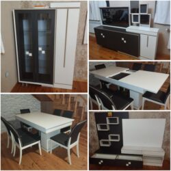 Mətbəx mebeli: Qonaq otagi desti.qiymet 700 man.Turkiye istehsali.daxildir