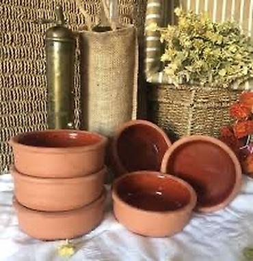 soba servisi: 4 ədəd 7 azn Təbii gilə məxsus yemək qabları dəsti - Material: 100% — 1